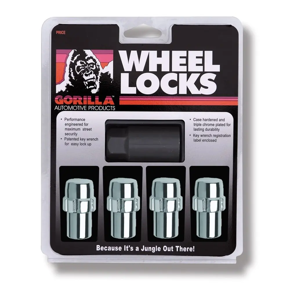 Gorilla Automotive 68681N E-T//Ultra Wheel Locks 1//2-Inch Thread Size