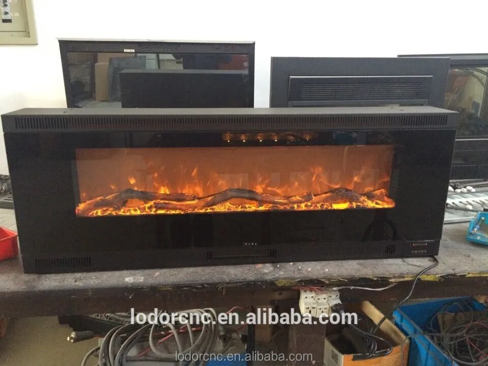 110 voltios te negro estufas electricas con luces led-Chimeneas