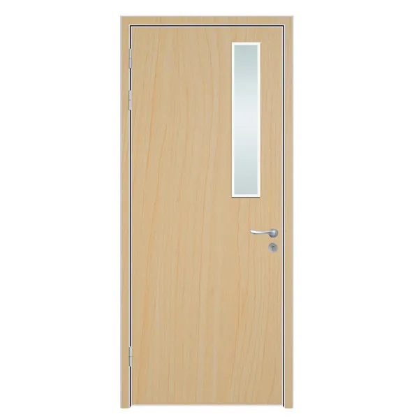 Latest Design Interior Flush Office Door With Glass Window Buy