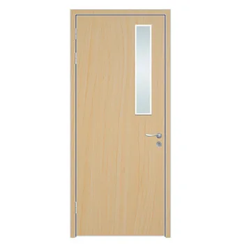 Latest Design Interior Flush Office Door With Glass Window Buy
