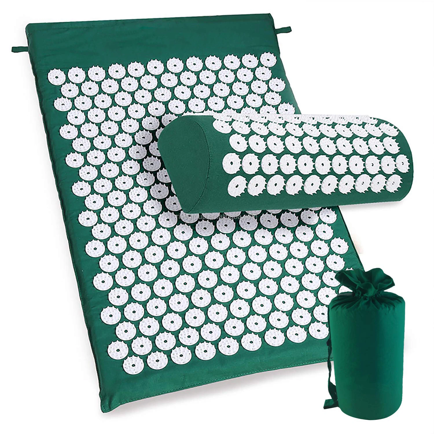 Acupressure Mat And Pillow Set Relieves Stress Ecofriendly Oem Body