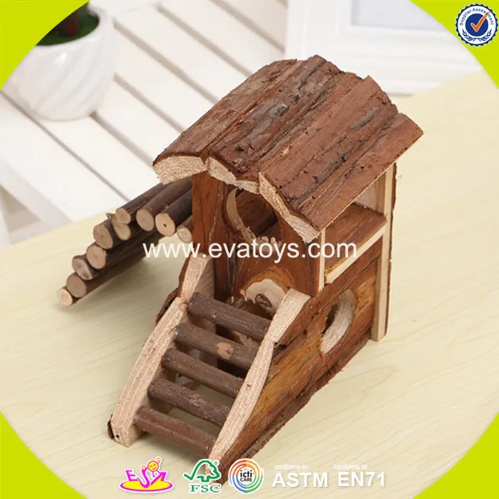 2017 New Design Wooden Mini Animal House Lovely Wooden Mini Animal