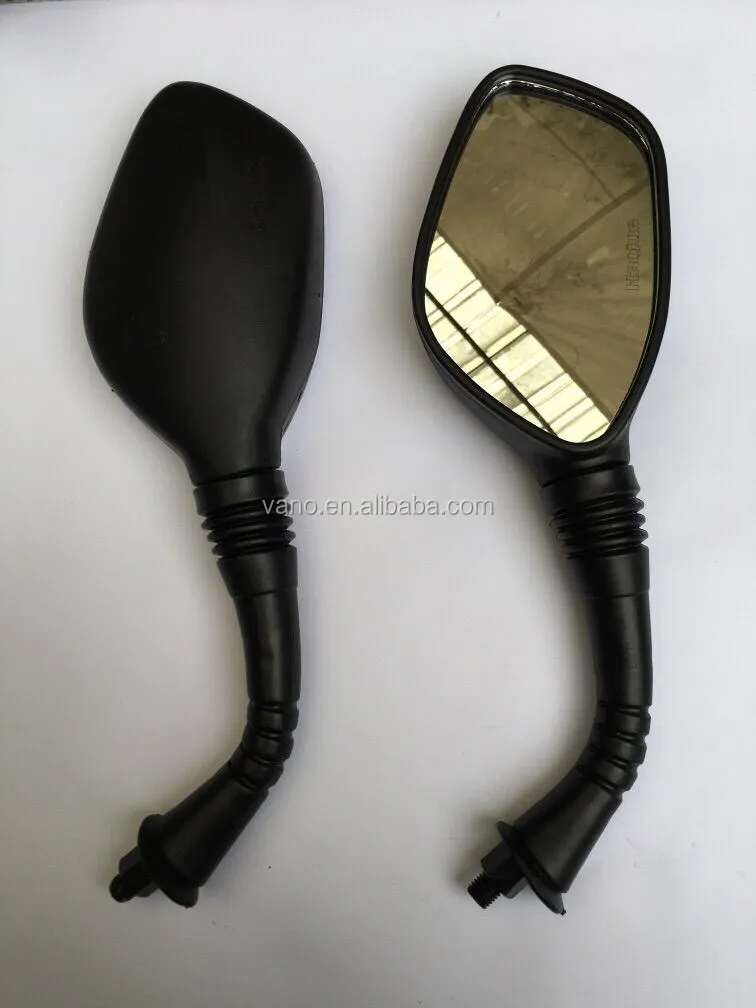 8mm blue ABS motorcycle side rear view mirrors