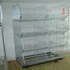 four layers supermarket wire mesh basket display racks