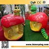 Creative Soft PU foam Sculpted Toys with Apple and Funny Fruitworm Themes for Children Soft Play Area