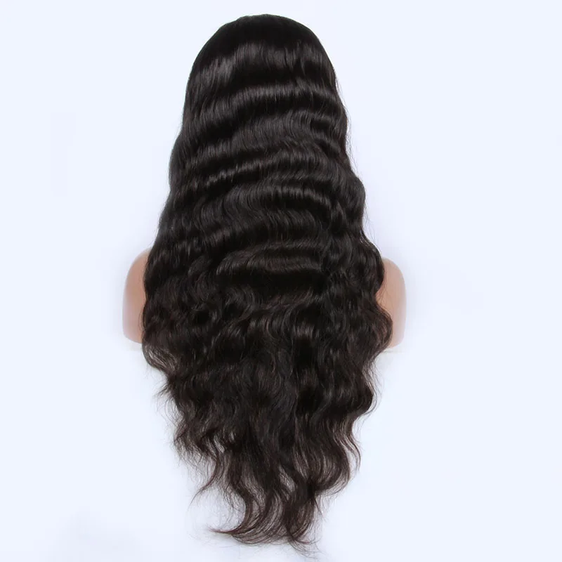 wavy hd lace wig deep bleached