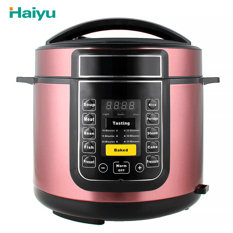 Hight Quality Aluminum Alloy Polished 6l Electric Pressure Cooker 1000w