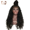 13X6 Peruvian Lace Front Human Hair Wigs With Baby Hair Glueless Curly Lace Front Wig Pre Plucked 150 300 Density Remy Hair Wig