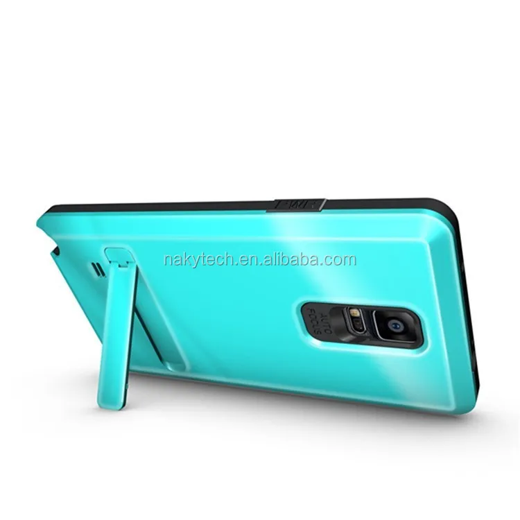 China Factory supply slim armor stand case for samaung Note 4