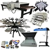 manual operation 8 color 8 station screen printing machine for sales screen printer type tshirt screen printing machine