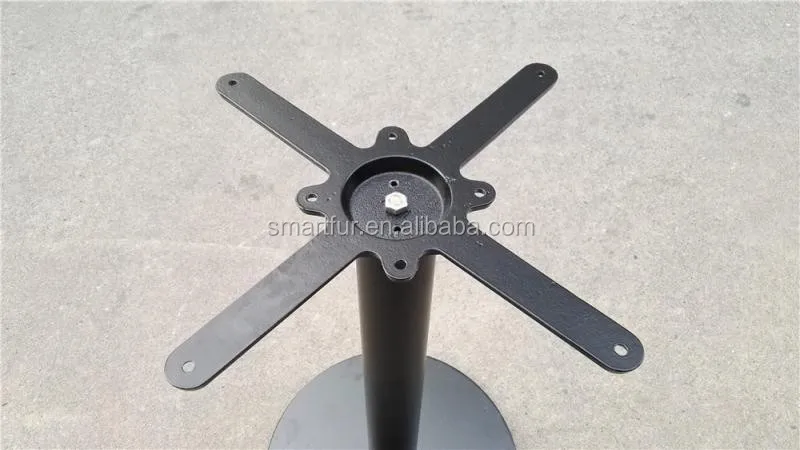 cast iron round flat table bases