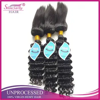 Deep Wave Brazilian Hairs Braid On Weave No Glue No Thread No Sew