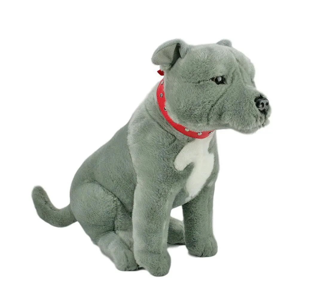 brindle pitbull stuffed animal