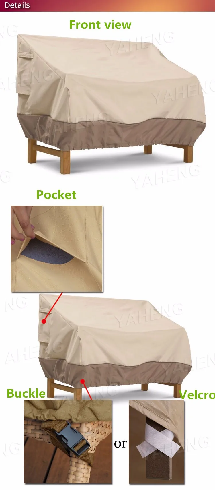 FC0311 factory price for outdoor furniture covers with waterproof and uv protect