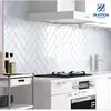 small size oriental subway cheap price multifunctional decoration waterproof white glazed ceramic tils in fosahn