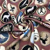 Factory supply attractive 100% organic cotton printed lycra fabric