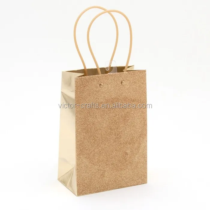 glitter paper bag