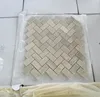 Basket Weave honey onyx mosaic