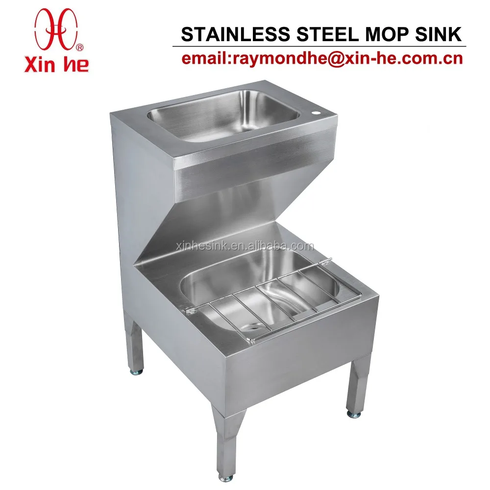 Stainless Steel Janitorial Unit With Hand Wash Basin Stainless Steel Bucket Sink Mop Sink Cleaner Sink For Commercial Sanitary Buy Stainless Steel