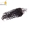 Top brazilian human hair closures hand hooked curly wave middle/two part full lace closure lace front closure brazilian hair