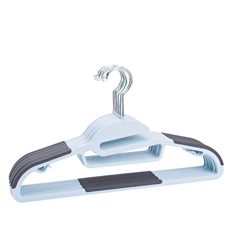 Anti Slip Thick Plastic Hangers , Gray Blue Wetsuit Coat Hanger