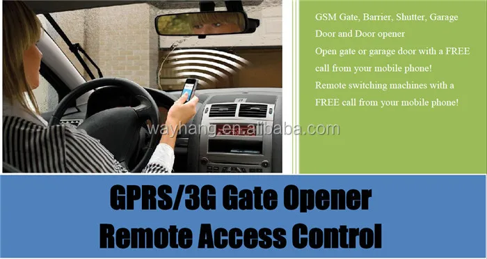 New GSM Remote garage door opener RTU5025 with Andorid&IOS app support