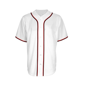 Buy Plain White Baseball Jersey,Blank 