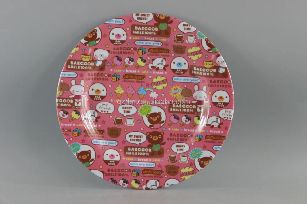 8 Inch Melamine Round Plates For Sale