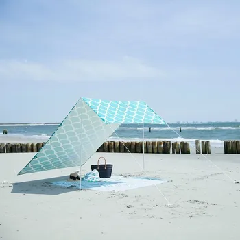 Anti Uv 100 Cotton Canvas Beach Sunshade Awning Tents Buy Beach Tentsbeach Umbrellabeach Awning Product On Alibabacom