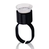 Disposable wholesale tattoo ink black cap ring & pigment ring cup with sponge