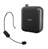 UHF automatic wireless with tf USB blue tooth long distance wireless voice amplifier for techer and lady and guide speaker