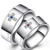 Yiwu Aceon Accompanied all the way Guard me Guide Me Cross Stone Promise Ring