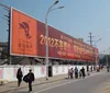 Aluminium rolling prism advertising tri vision billboard