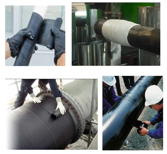 plastic pipe wrap