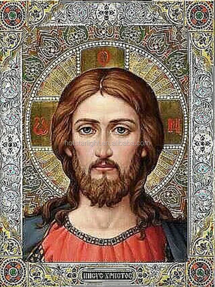 Religião Jesus Famosa lona Ocidental Pinturas de Diamante