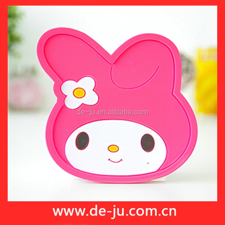 Dingdong Cat Head Design Custom Silicone Coasters