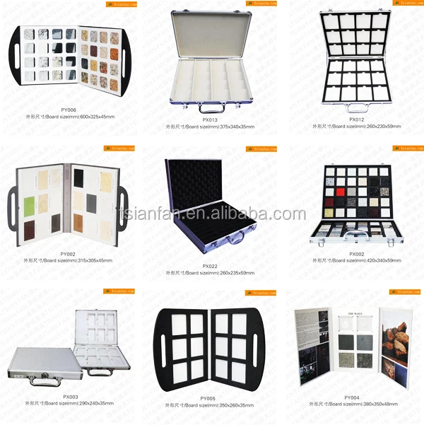 Ceramic Tile Stone Merchandising Display Box