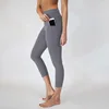 Wholesale custom private label sexy women ninth pants yoga sport leggings sportswear fitness pants with phone pockets