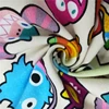 280-300gsm 95/5 Cotton Lycra Printed Fabric Customer Design Free Sample