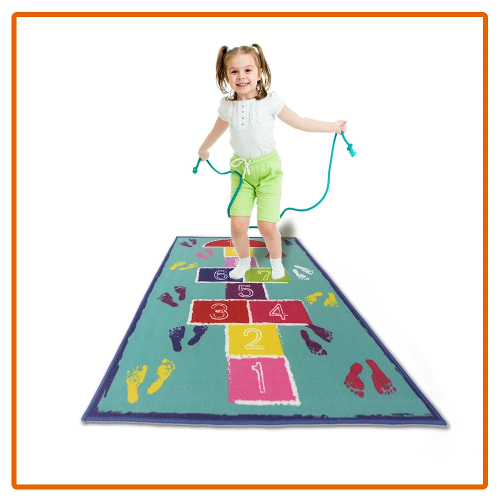 Children Kids Learning Carpets City Life Play Baby Carpet With Sgs