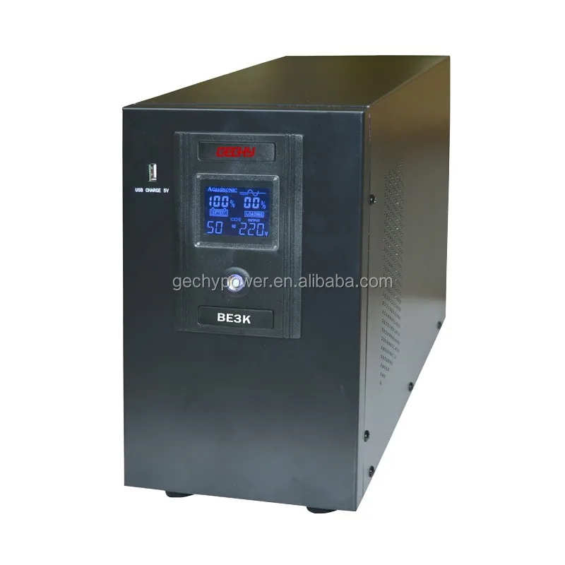 Be 3kva 2100w Smart Lcd Online Ups Pure Sine Wave 48v Battery Backup