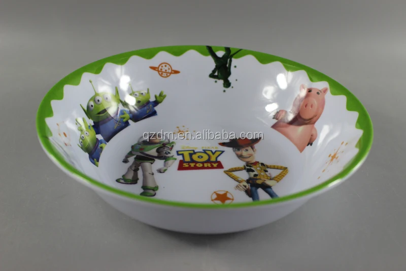 Custom made LOGO plastic kids bowl foodgarde