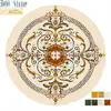 OEM designs exsiquite water-jet stone medallion marble waterjet patterns for lobby flooring tiles