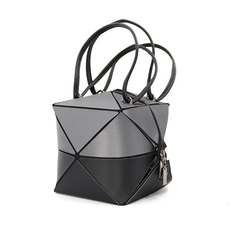 Changeable Shape Geometric Bag Top Handle Satchel Shoulder Tote Bag