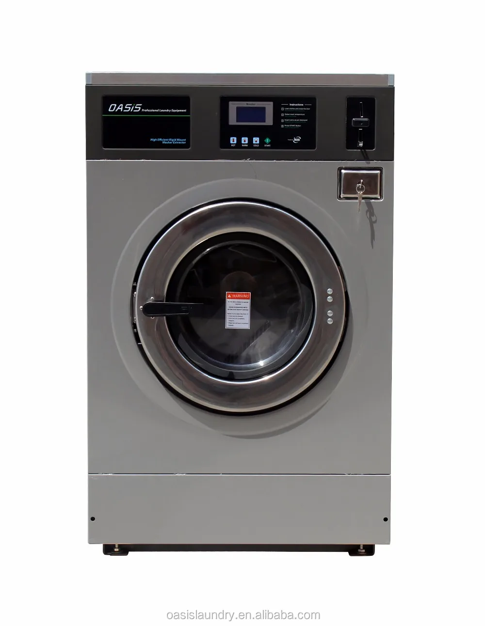 15kg Full Automatic Coin Operated Washer Extractor Laundry Vending From
