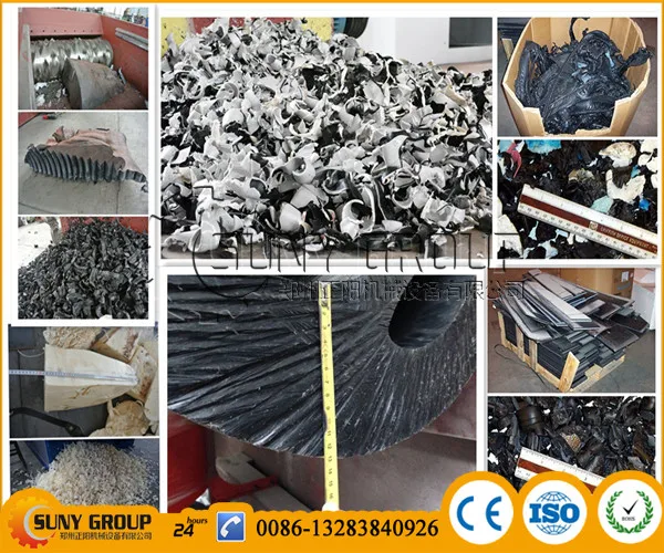 plastic shredder/hard disk shredder/mobile tire shredder