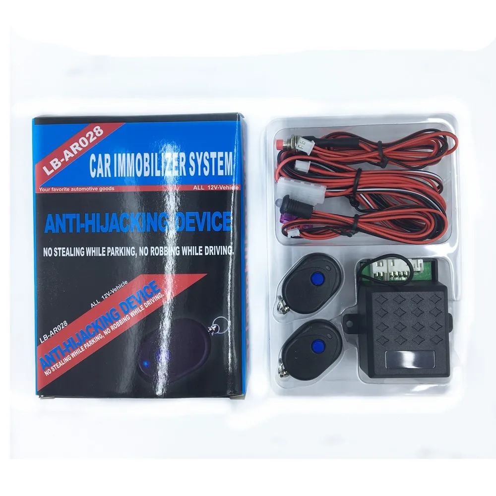 Lbar028 High Security Auto Car Alarm Immobilizer Anti Theft System + 2