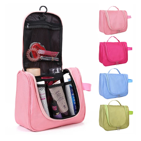 KID Wholesale cheap custom colored oxford fabric womens and men's toilet bag