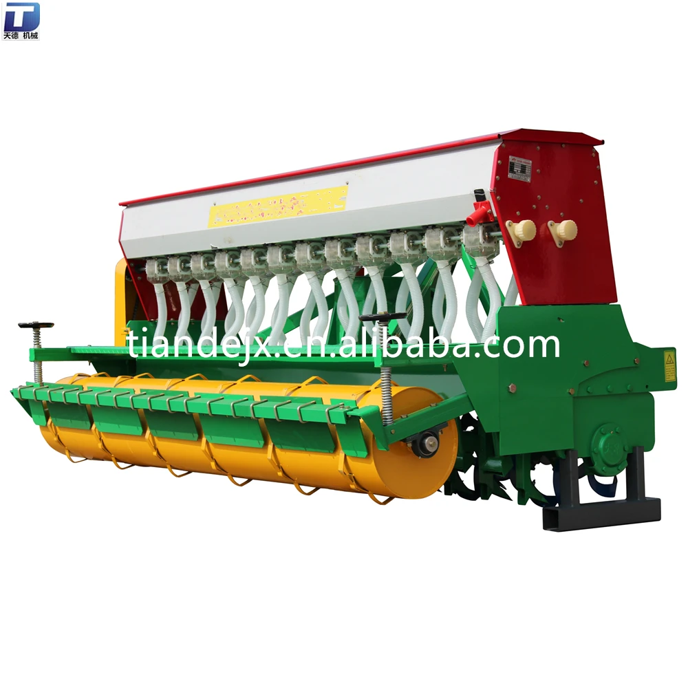 2bmf16 Row Tractor Mounted Grain Grass Seed Drill With Rotary Tillage