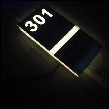 3d Led Lighting Apatment Hotel House Room Door Number Sign Buy Lighting Sign Apartment Door Number Acrylic Room Number Sign Product On Alibaba Com